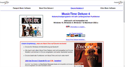 Desktop Screenshot of musictime.de