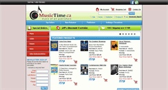 Desktop Screenshot of musictime.ca