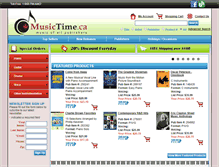 Tablet Screenshot of musictime.ca